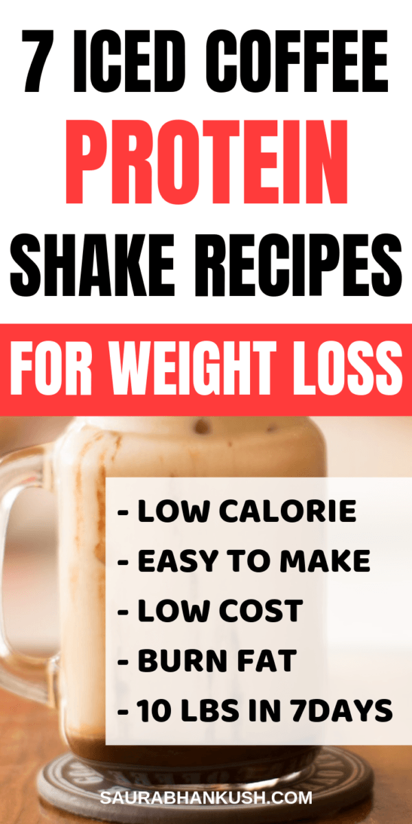 iced coffee protein shake recipes for weight loss