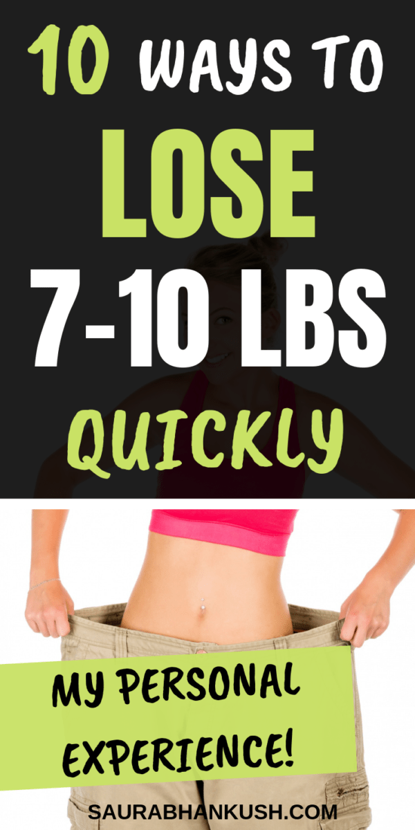 ways to lose 10 lbs