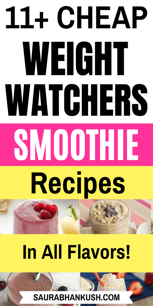 Weight Watchers Smoothies Recipes